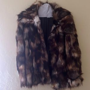 Brand new faux fur coat
